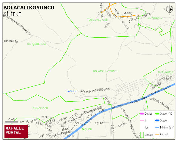 BOLACALIKOYUNCU Mahallesi Haritası | Mahalle Sokak Haritası