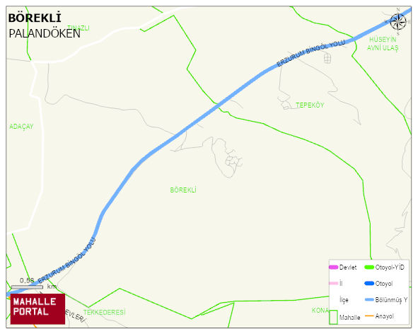 BÖREKLİ Mahallesi Haritası | Mahalle Sokak Haritası