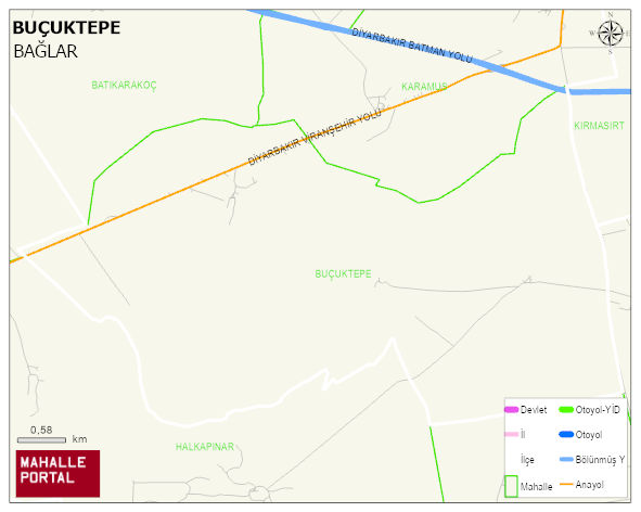 BUÇUKTEPE Mahallesi Haritası | Güncel Mahalle ve Köy Haritası