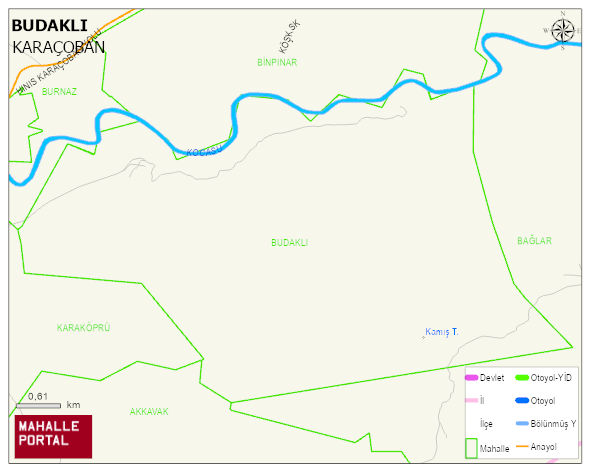 BUDAKLI Mahallesi Haritası | Uydu Görüntüsü ve Harita Detayları