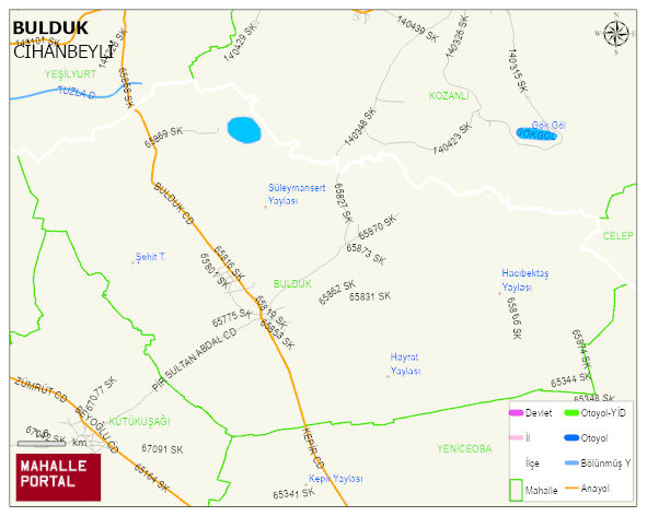 BULDUK Mahallesi Haritası | Sayısal Bölge Görünümü