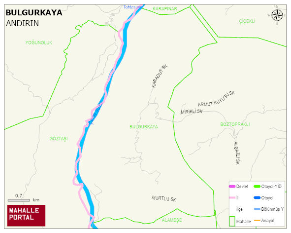 BULGURKAYA Mahallesi Haritası | Güncel Mahalle ve Köy Haritası