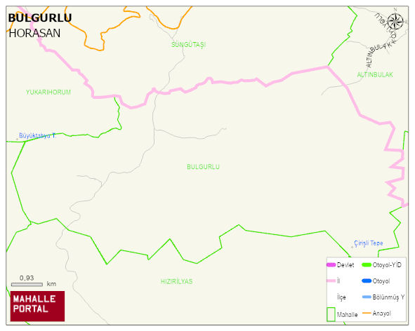 BULGURLU Mahallesi Haritası | Sayısal Bölge Görünümü