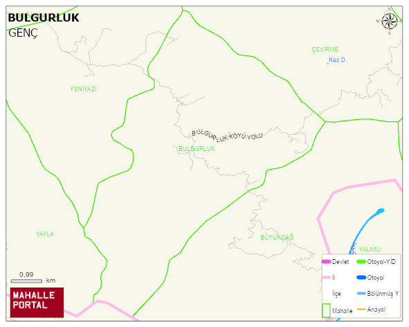 BULGURLUK Köyü Haritası | Mahalle Sokak Haritası