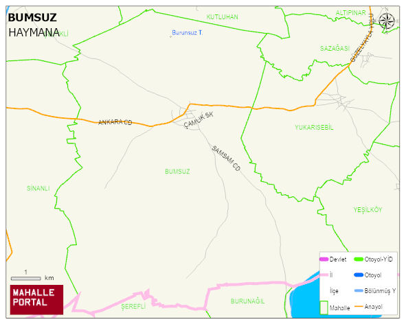 BUMSUZ Mahallesi Haritası | Detaylı Köy ve Mahalle Görünümü