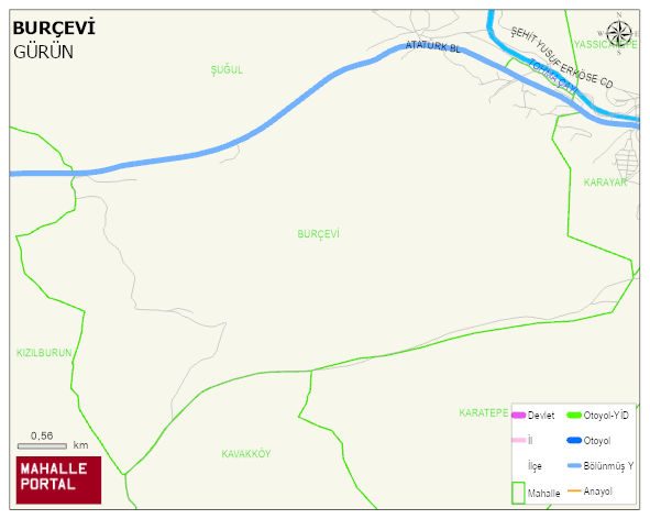 BURÇEVİ Mahallesi Haritası | Mahalle Sokak Haritası