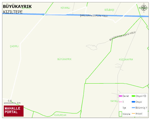 BÜYÜKAYRIK Mahallesi Haritası | Güncel Mahalle ve Köy Haritası