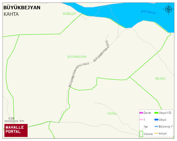 BÜYÜKBEJYAN Köyü Haritası | Mahalle ve Köy Sınırı