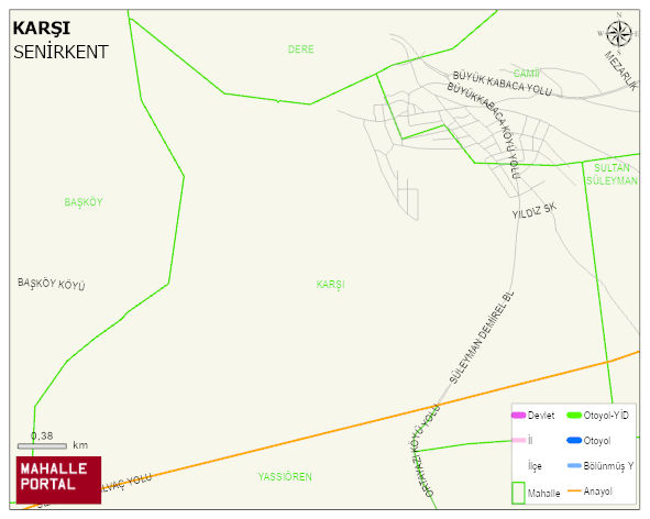 BÜYÜKKABACA BELDESİ KARŞI Mahallesi Haritası | Uydu Görüntüsü ve Harita Detayları
