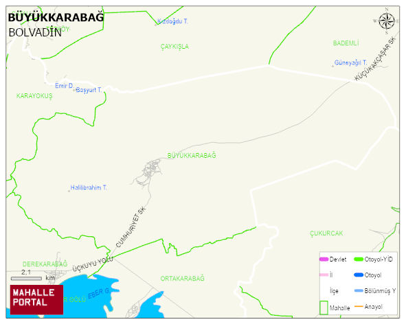 BÜYÜKKARABAĞ Köyü Haritası | Güncel Mahalle ve Köy Haritası