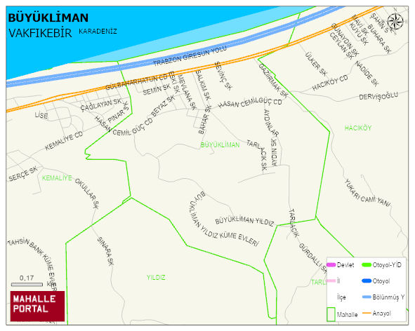 BÜYÜKLİMAN Mahallesi Haritası | Uydu Görüntüsü ve Harita Detayları