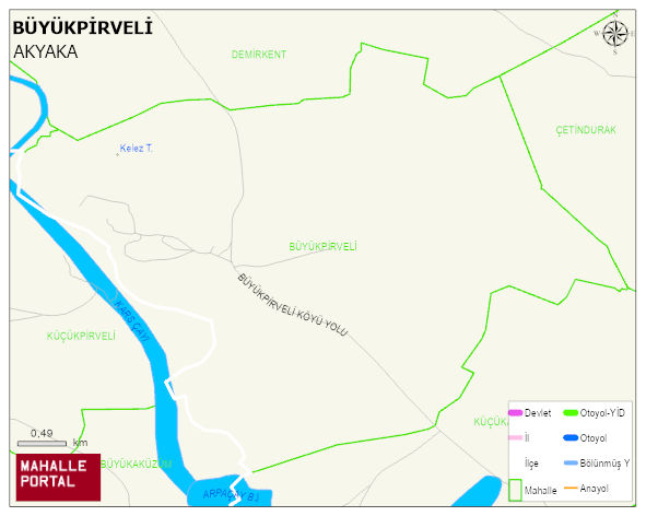 BÜYÜKPİRVELİ Köyü Haritası | Mahalle Sokak Haritası