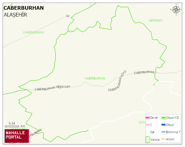 CABERBURHAN Mahallesi Haritası | Uydu Görüntüsü ve Harita Detayları