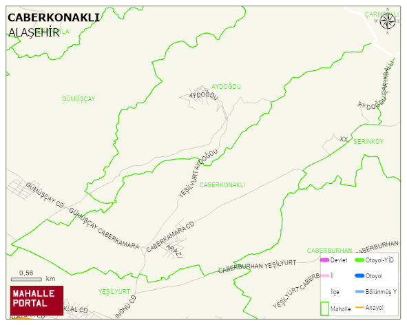 CABERKAMARA Mahallesi Haritası | Mahalle Sokak Haritası