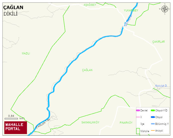 ÇAĞLAN Mahallesi Haritası | Detaylı Köy ve Mahalle Görünümü