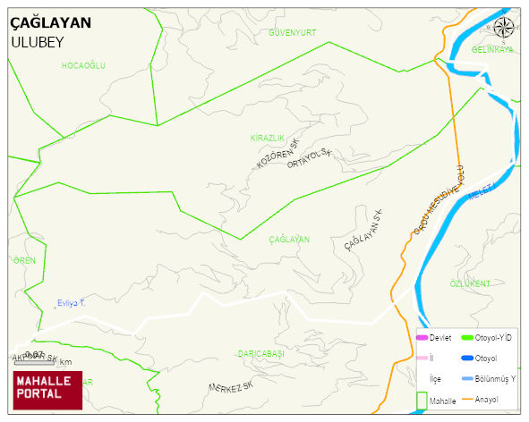 ÇAĞLAYAN Mahallesi Haritası | Mahalle Sokak Haritası