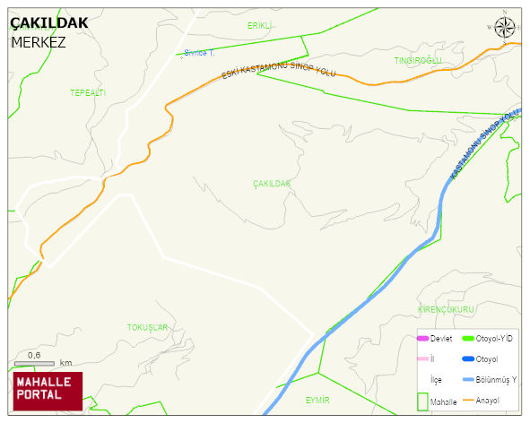 ÇAKILDAK Köyü Haritası | Güncel Mahalle ve Köy Haritası