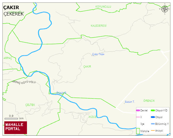 ÇAKIR Köyü Haritası | Mahalle Sokak Haritası