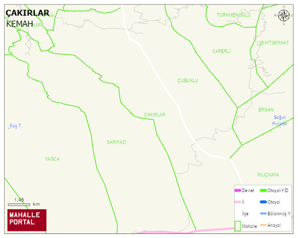 ÇAKIRLAR Köyü Haritası | Güncel Mahalle ve Köy Haritası