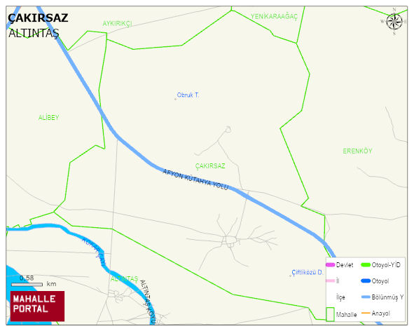 ÇAKIRSAZ Köyü Haritası | Güncel Mahalle ve Köy Haritası