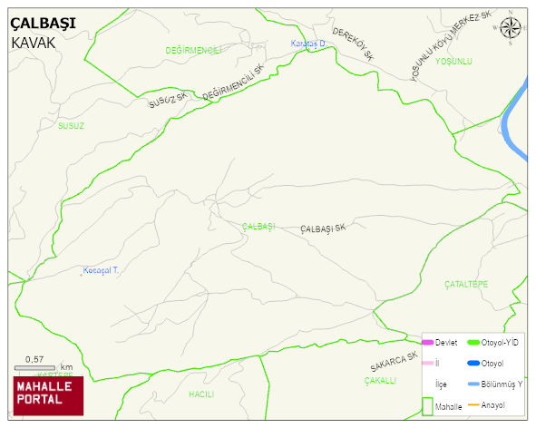 ÇALBAŞI Mahallesi Haritası | İnteraktif Köy ve Mahalle Sınırları