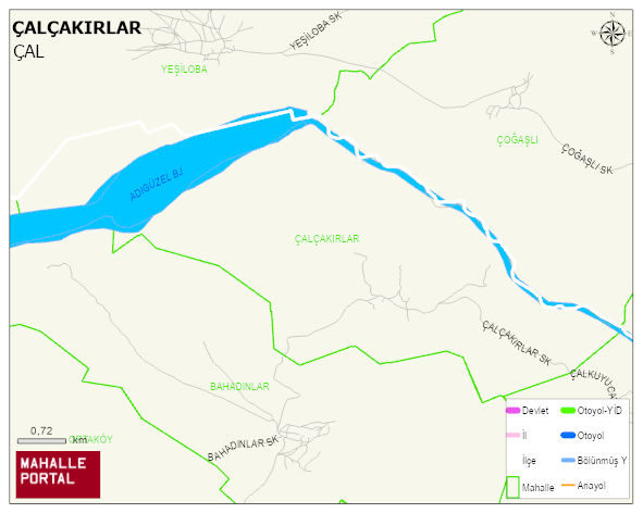 ÇALÇAKIRLAR Mahallesi Haritası | İnteraktif Köy ve Mahalle Sınırları