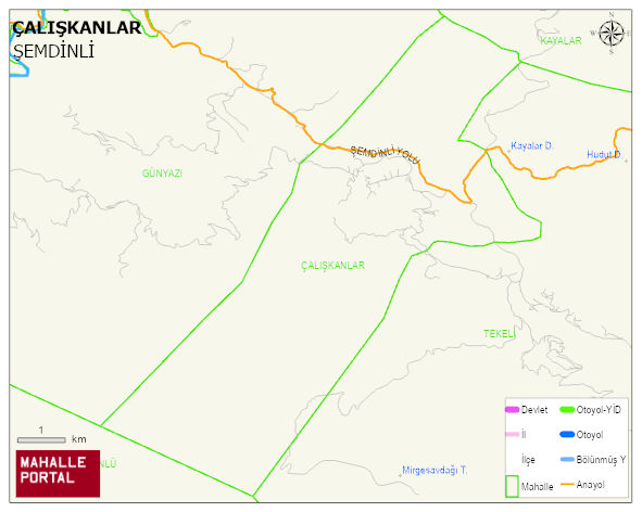 ÇALIŞKANLAR Köyü Haritası | Uydu Görüntüsü ve Harita Detayları