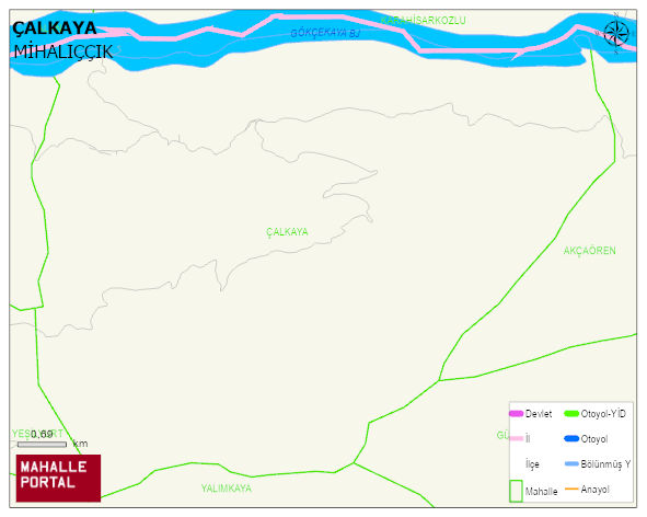 ÇALKAYA Mahallesi Haritası | Güncel Mahalle ve Köy Haritası