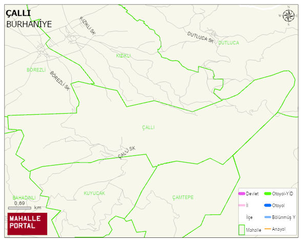 ÇALLI Mahallesi Haritası | Güncel Mahalle ve Köy Haritası