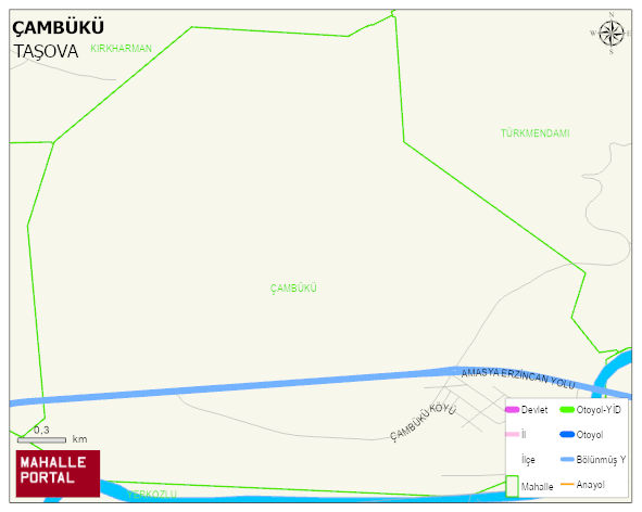 ÇAMBÜKÜ Köyü Haritası | Güncel Mahalle ve Köy Haritası