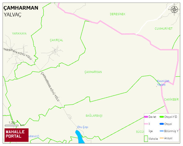 ÇAMHARMAN Köyü Haritası | Uydu Görüntüsü ve Harita Detayları