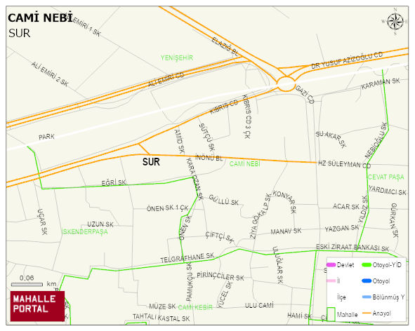CAMİ NEBİ Mahallesi Haritası | Güncel Mahalle ve Köy Haritası