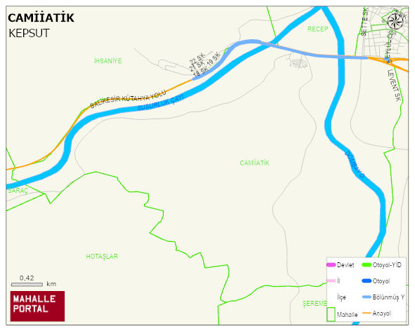 CAMİİATİK Mahallesi Haritası | İnteraktif Köy ve Mahalle Sınırları