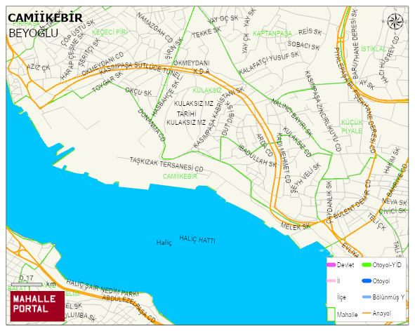 CAMİİKEBİR Mahallesi Haritası | Mahalle Sokak Haritası
