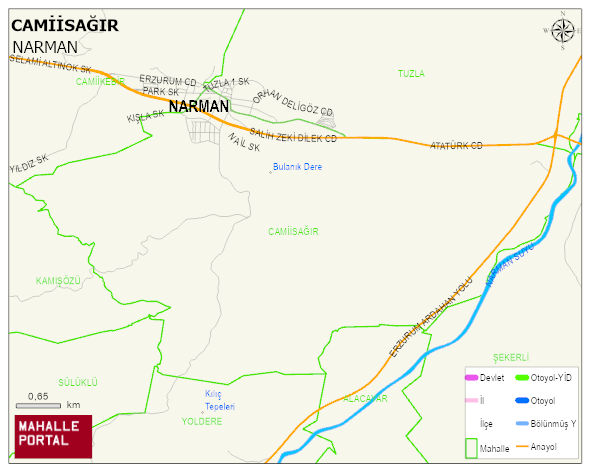 CAMİİSAĞIR Mahallesi Haritası | Mahalle Sokak Haritası