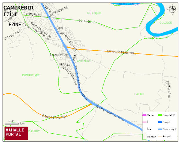 CAMİKEBİR Mahallesi Haritası | İnteraktif Köy ve Mahalle Sınırları