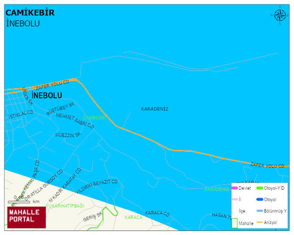 CAMİKEBİR Mahallesi Haritası | Sayısal Bölge Görünümü