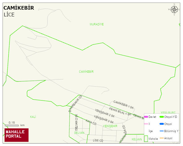 CAMİKEBİR Mahallesi Haritası | Detaylı Köy ve Mahalle Görünümü