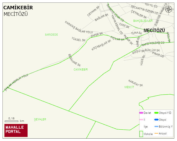 CAMİKEBİR Mahallesi Haritası | Mahalle Sokak Haritası