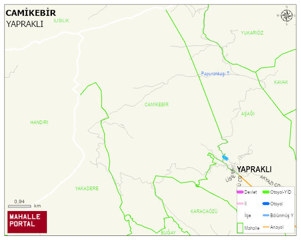 CAMİKEBİR Mahallesi Haritası | Coğrafi Yapı ve Detaylı Haritası