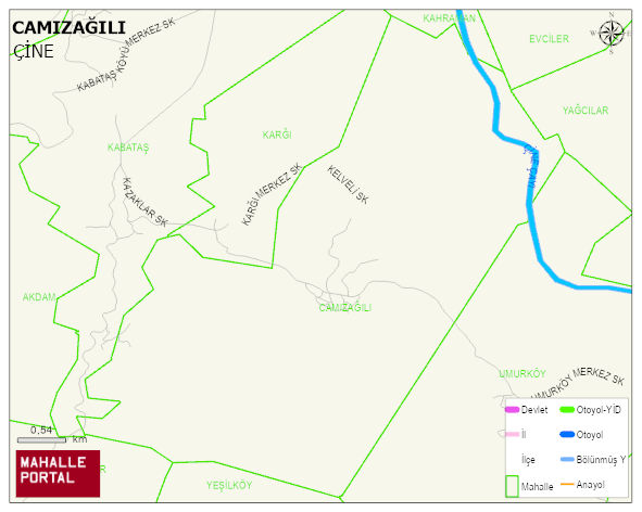CAMIZAĞILI Mahallesi Haritası | Mahalle Sokak Haritası