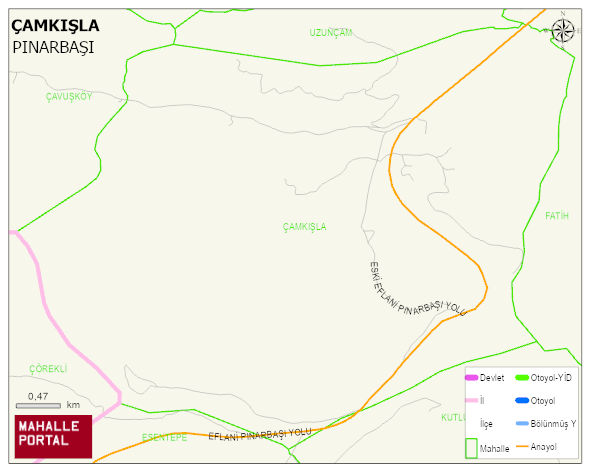 ÇAMKIŞLA Mahallesi Haritası | Uydu Görüntüsü ve Harita Detayları
