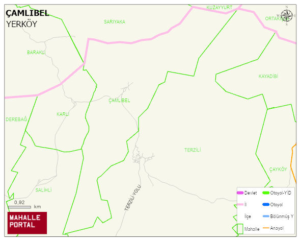 ÇAMLIBEL Köyü Haritası | Uydu Görüntüsü ve Harita Detayları