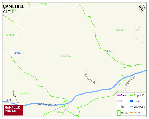 ÇAMLIBEL Mahallesi Haritası | Mahalle Sokak Haritası