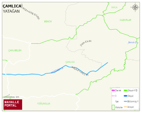 ÇAMLICA Mahallesi Haritası | Mahalle Sokak Haritası