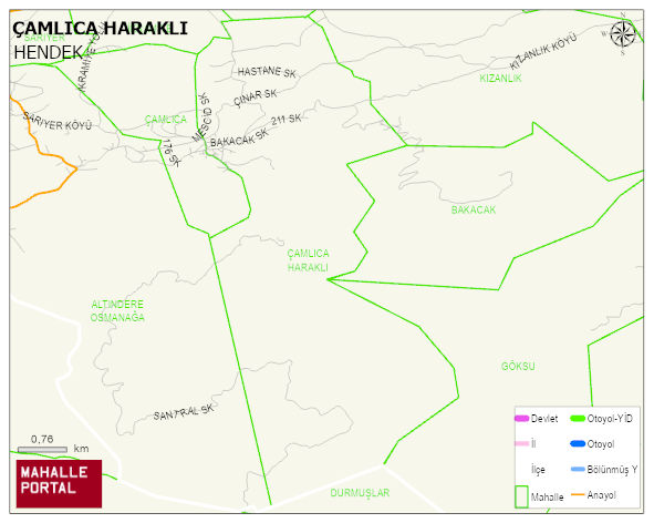 ÇAMLICA Mahallesi Haritası | Uydu Görüntüsü ve Harita Detayları