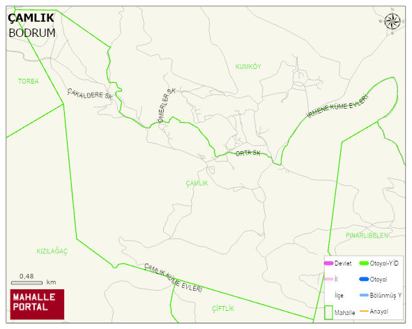 ÇAMLIK Mahallesi Haritası | Uydu Görüntüsü ve Harita Detayları