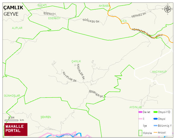 ÇAMLIK Mahallesi Haritası | Güncel Mahalle ve Köy Haritası
