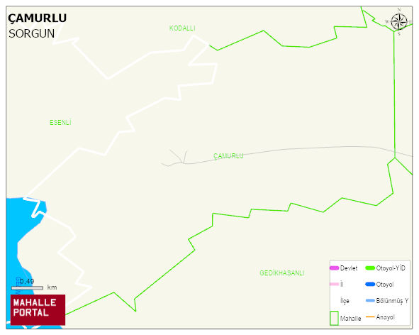 ÇAMURLU Köyü Haritası | Coğrafi Yapı ve Detaylı Haritası