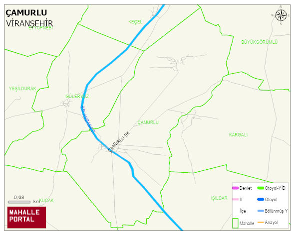 ÇAMURLU Mahallesi Haritası | Detaylı Köy ve Mahalle Görünümü